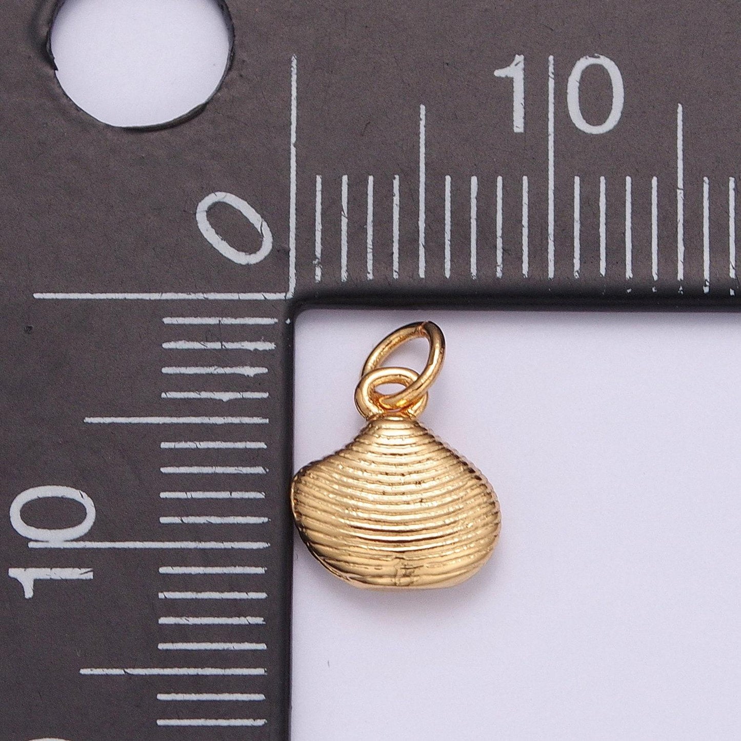 Abstract gold charm for diy jewelry making, x-134