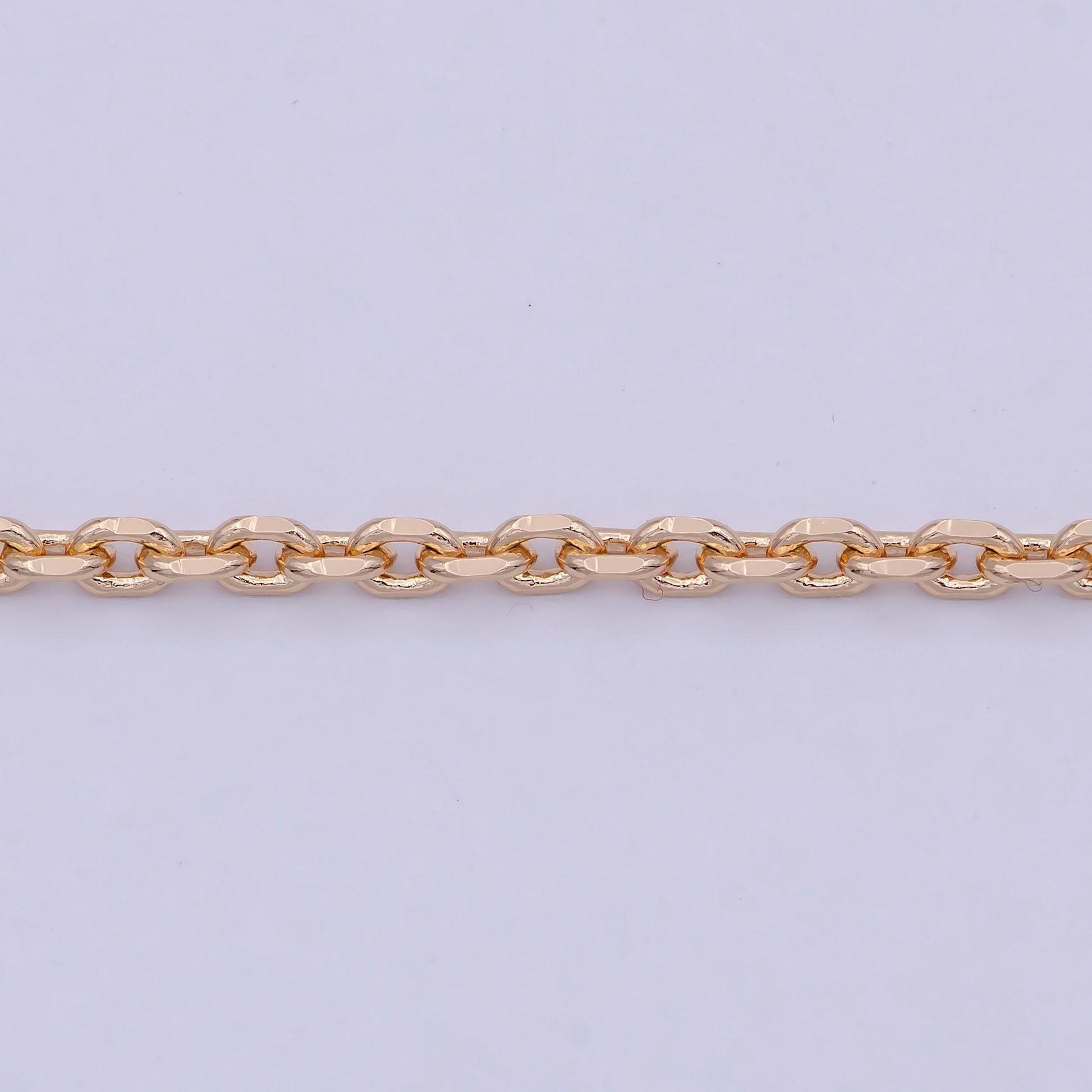 18k gold filled cable chain necklace layer chain necklace ready to wear 17.7 inch wa-761