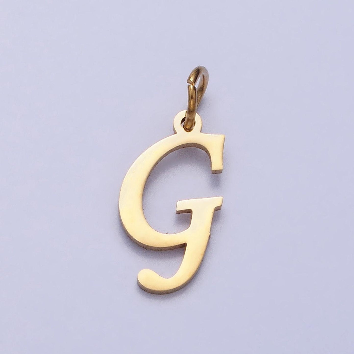 Dainty gold script cursive stainless steel initial letter add on charm for necklace bracelet pendant jewelry making supply a625-a637