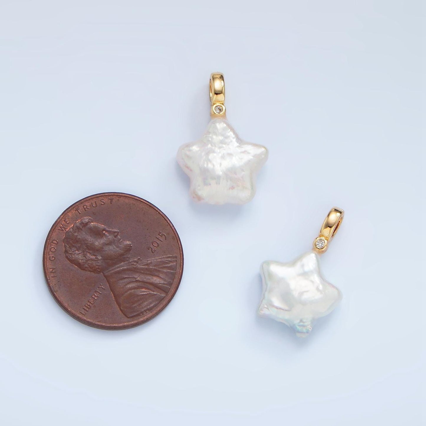 Mini star pearls charm gold white baroque freshwater pearls for necklace bracelet earring beach celestial jewelry making p1874