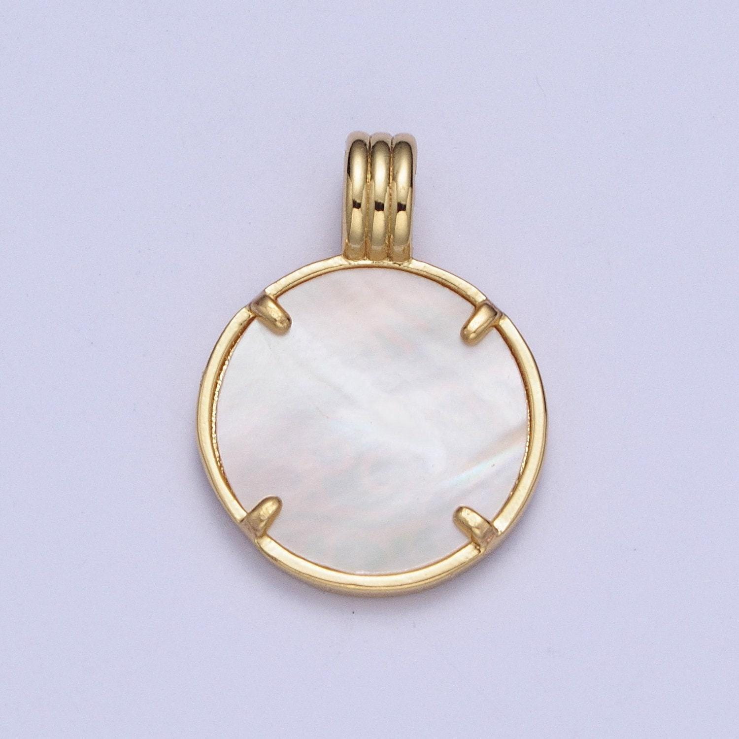 24k gold filled element collection: gold element sun ray pendants, fire wind earth water coin medallion charms | x-402~x-405