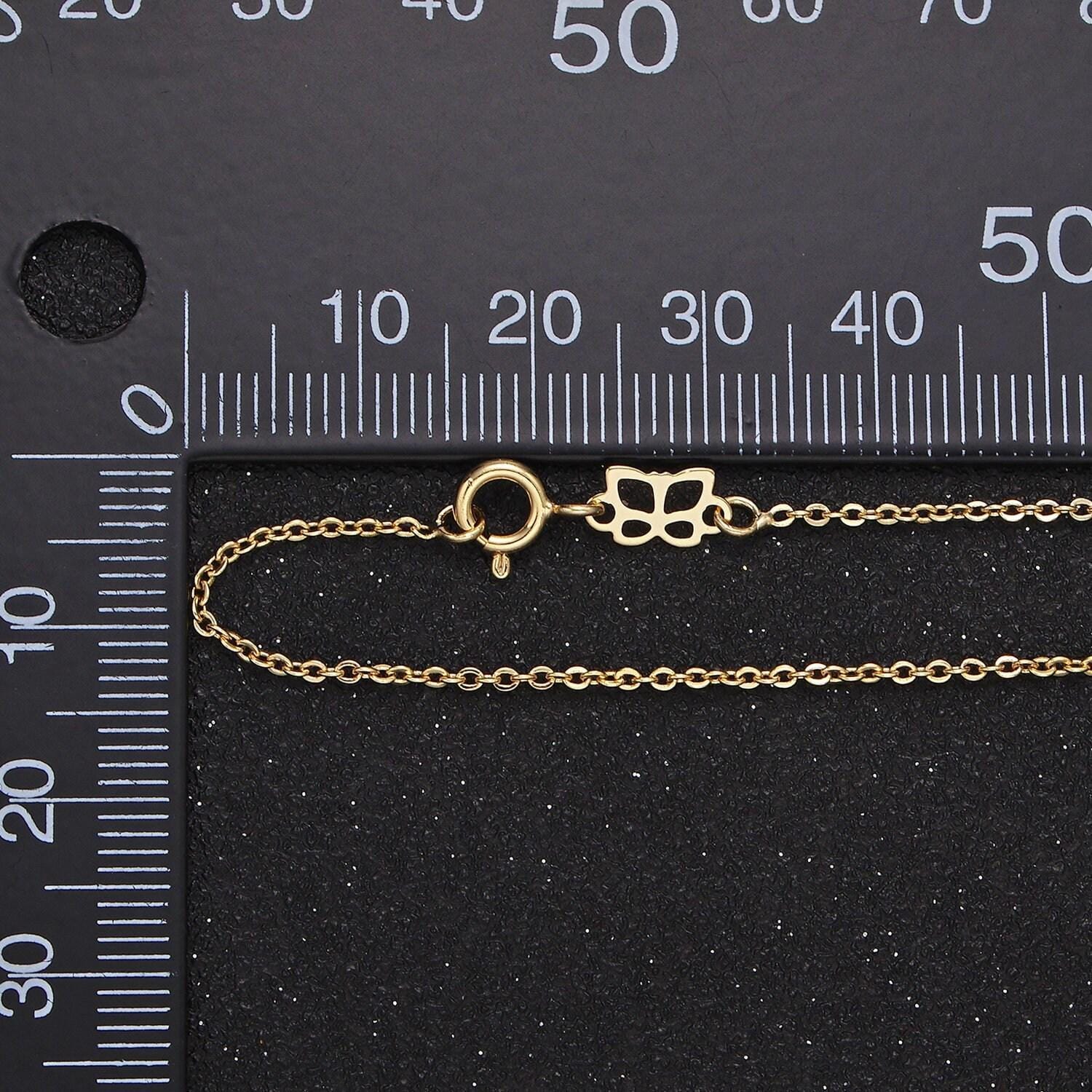 14k gold filled 1.3mm dainty cable chain 18 inch for minimalist jewelry layering chain necklace | wa-2494
