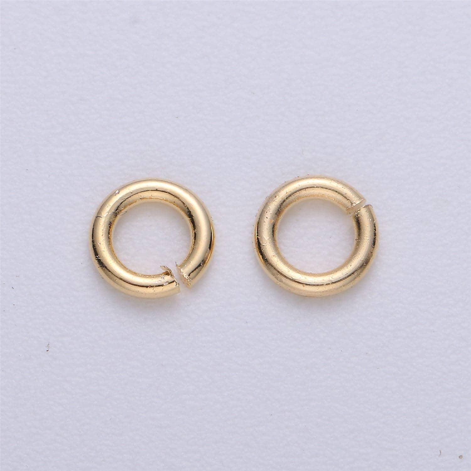 1mm x 5mm (18 gauge) gold filled jump ring open jump rings, jewelry making supplies 10 gram