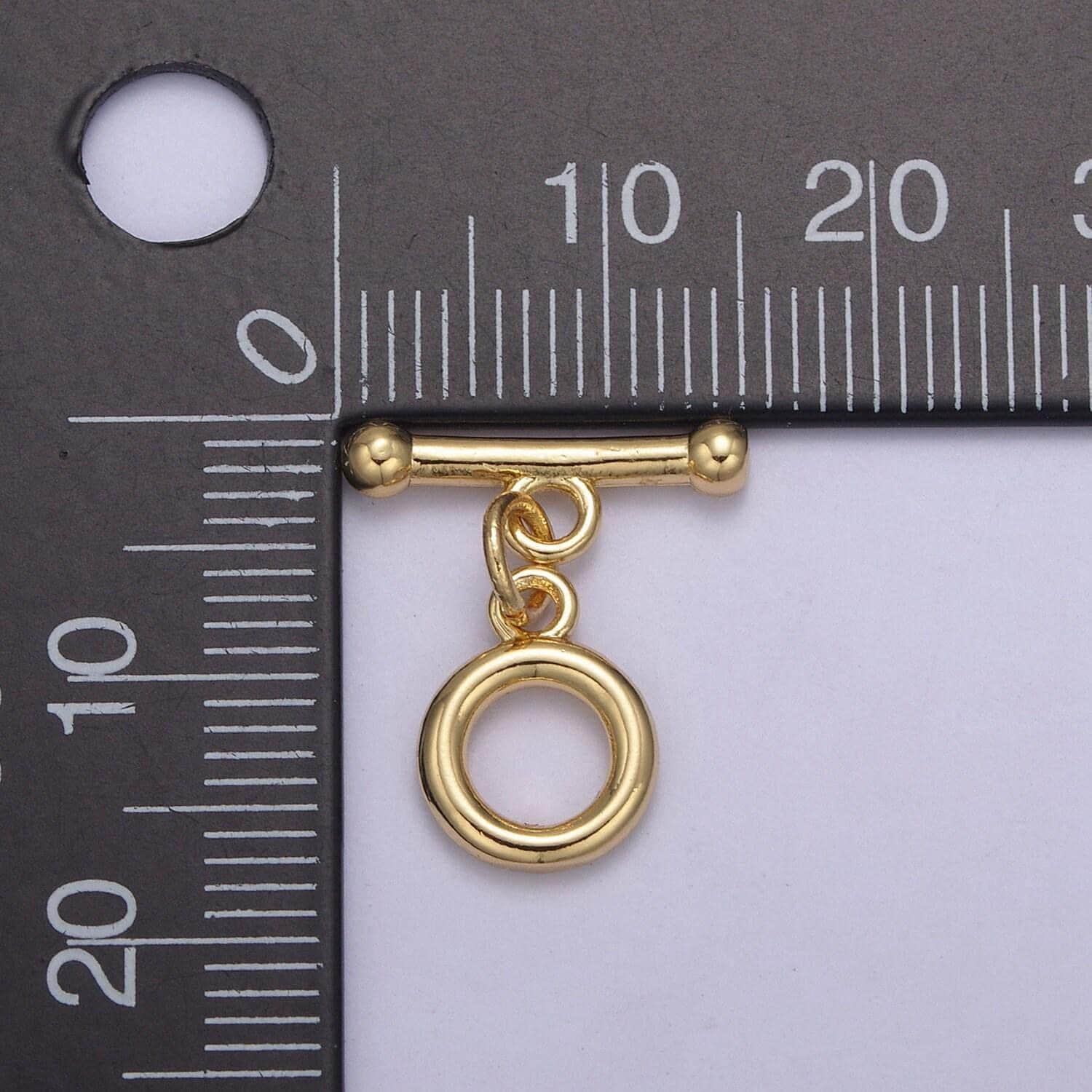 1 pc gold filled toggle clasp | 18.6mm x 15.3mm, 19.1mm x 20.4mm | simple modern gold toggle clasp, for necklace, bracelet | l-670 l-672