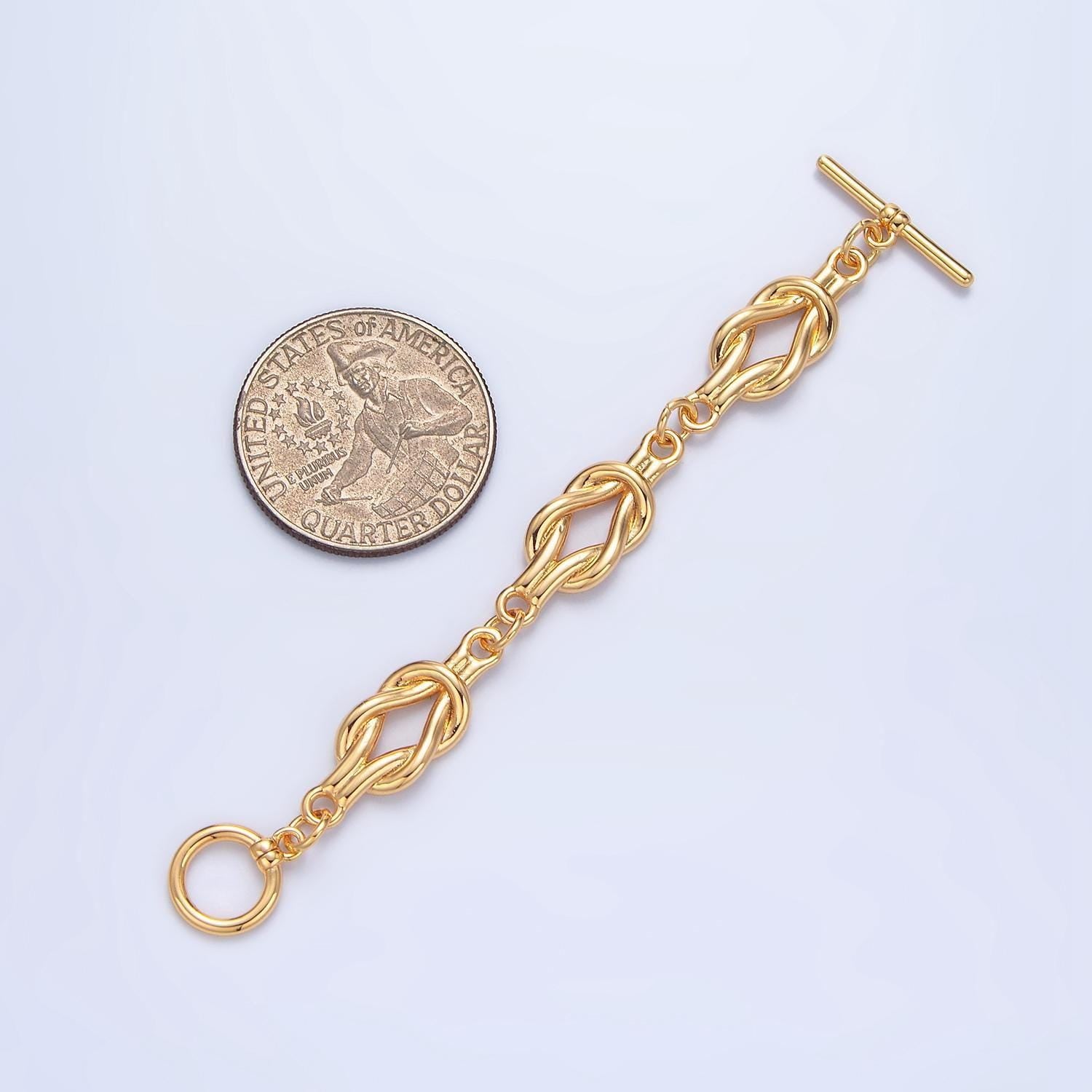 14k gold filled long chain extender ot toggle clasps closure jewelry making supply | z996