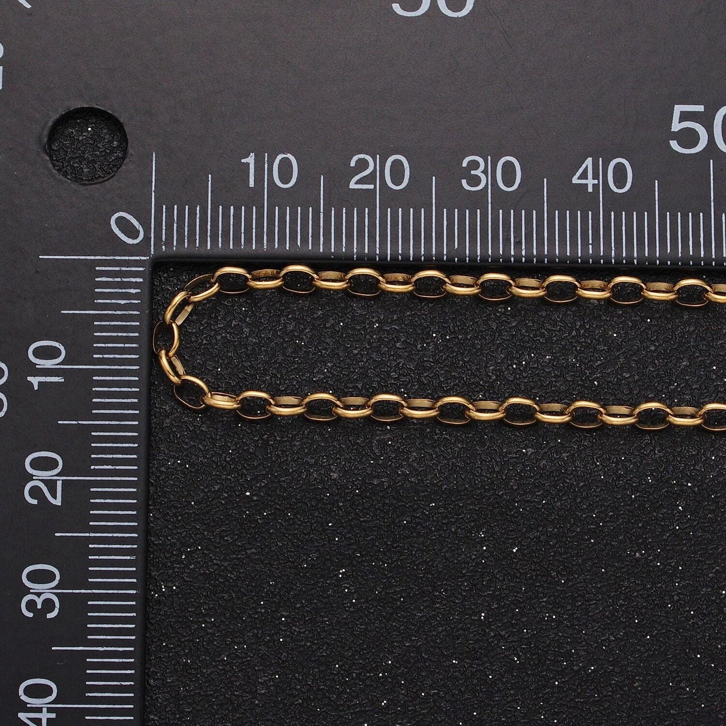 Dainty stainless steel hypoallergenic cable chain anti tarnish unfinished chain for necklace bracelet anklet jewelry making supply roll 1346