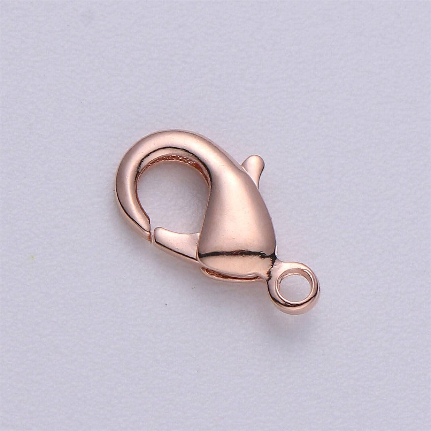 1pc 5 different colors available lobster clasp,14k, 18k, rosegold, silver, black lobster claw for jewelry making, size option 12mmx7mm, 117