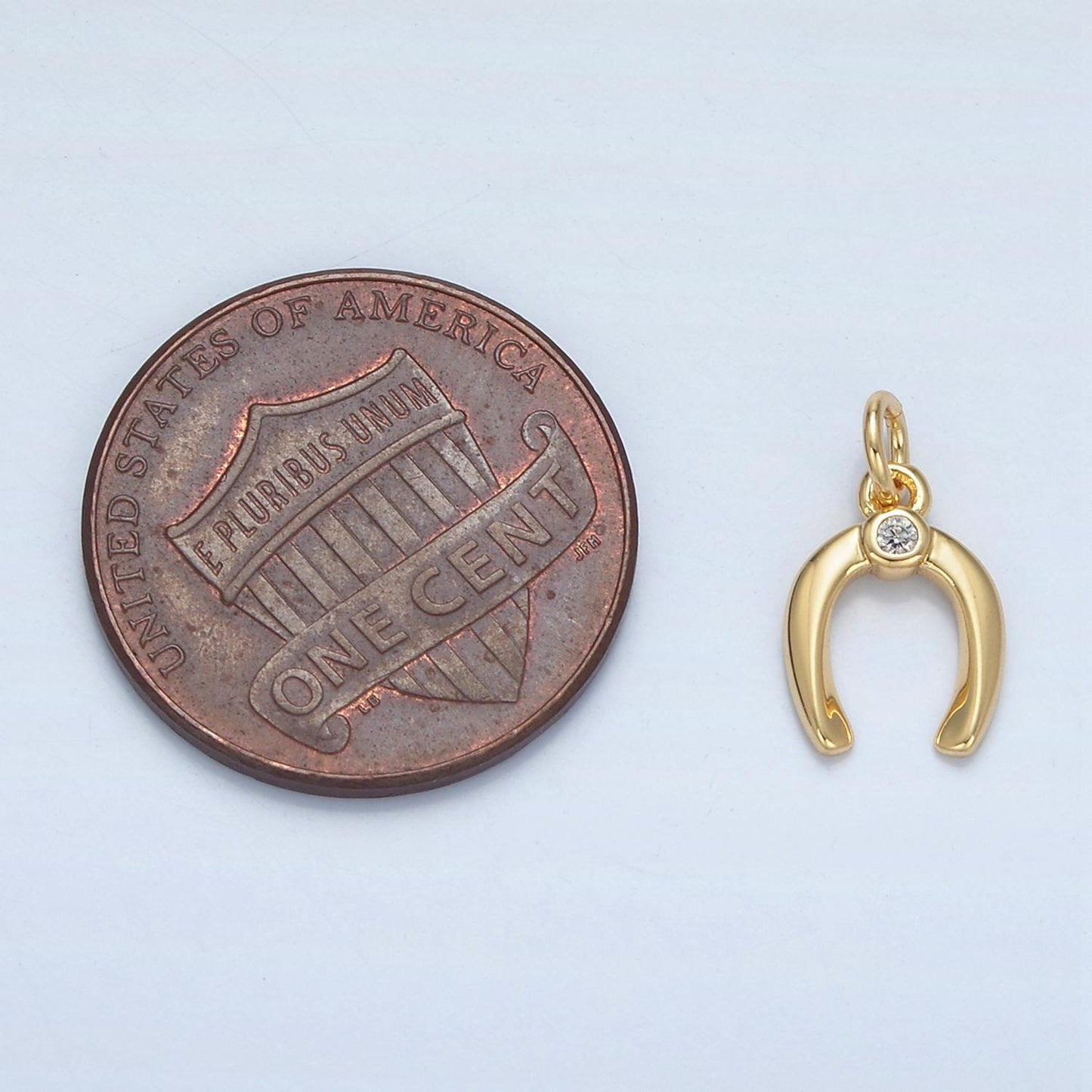 Mini gold horseshoe charms 24k gold filled cz horse shoe pendant silver lucky charm bracelet necklace for diy jewelry making supply x592