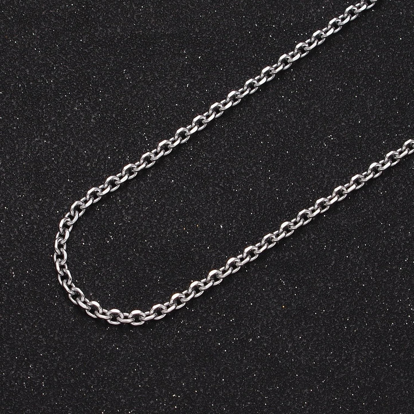 24k gold filled unfinished chain by yard cable circle chain, oval link necklace chain, wholesale bulk chain jewelry making 3.00mm roll-889