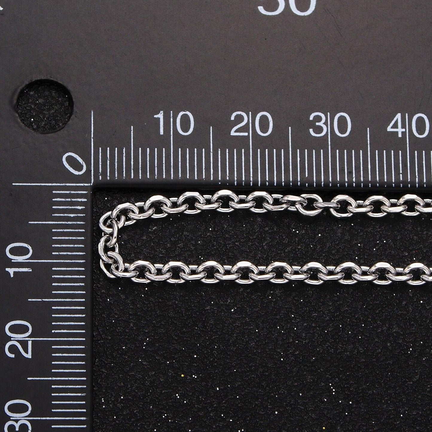 24k gold filled unfinished chain by yard cable circle chain, oval link necklace chain, wholesale bulk chain jewelry making 3.00mm roll-889