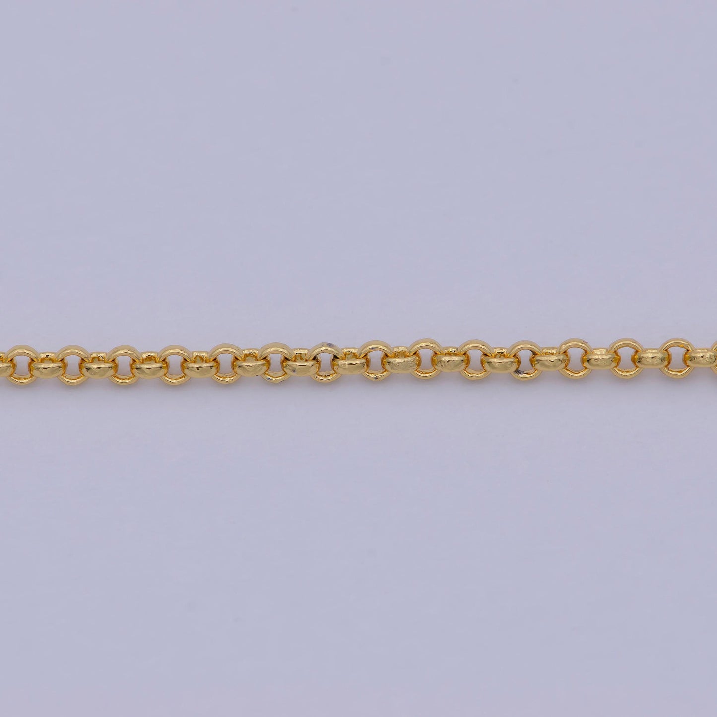 1pc 17.7'' ready to use gold thin rolo necklace chain, small round rolo chain dainty necklace, for pendant charm necklace, wa-468