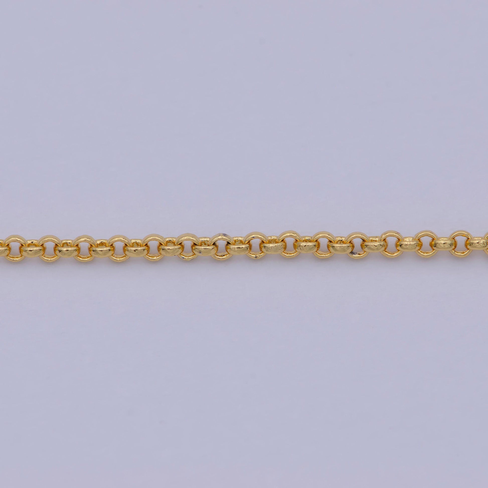 1pc 17.7'' ready to use gold thin rolo necklace chain, small round rolo chain dainty necklace, for pendant charm necklace, wa-468