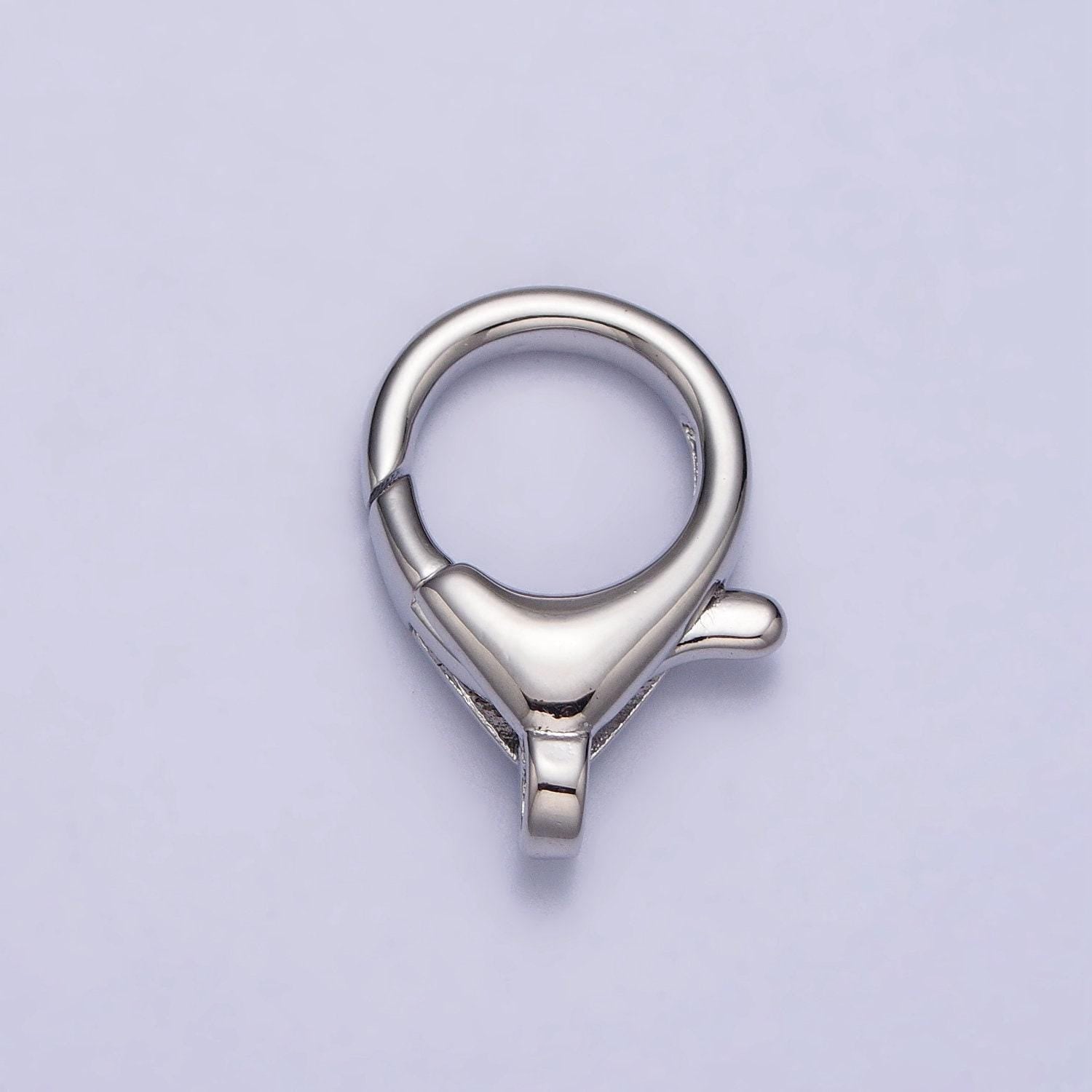 Dainty lobster lock gold lobster charm lock finding connector lobster lock enhancer lobster lock silver charm holder z111