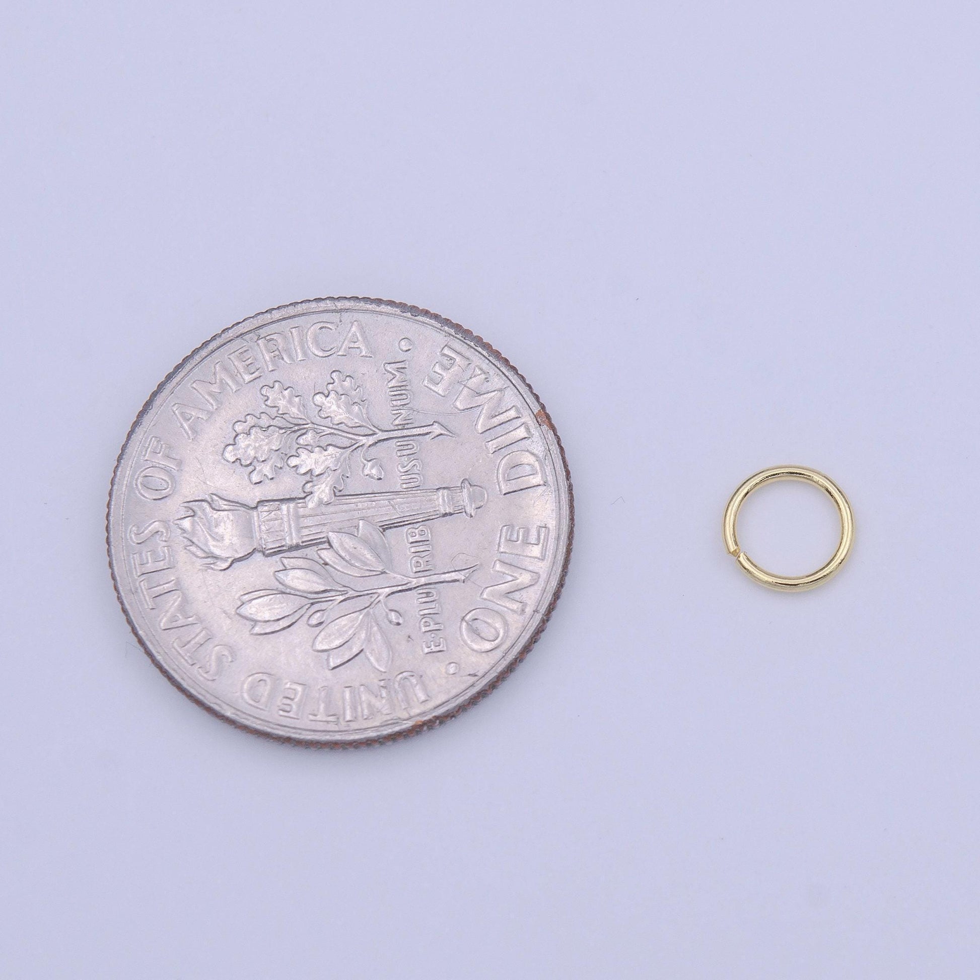 0.6mm x 5mm jump ring basic supplies gold split jump ring 22 gauge jump ring wholesale z-738