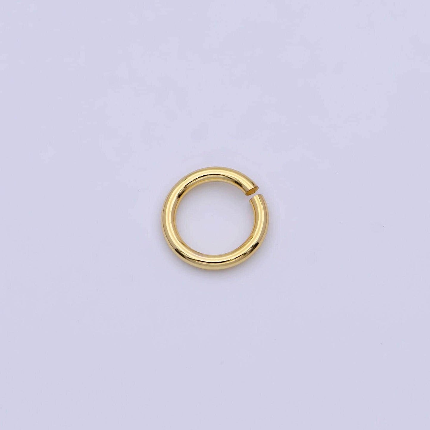 Gold 0.7mm x 7mm (22 gauge) 10 gr jump ring gold connector open jump rings for jewelry making supplies charm bar supply