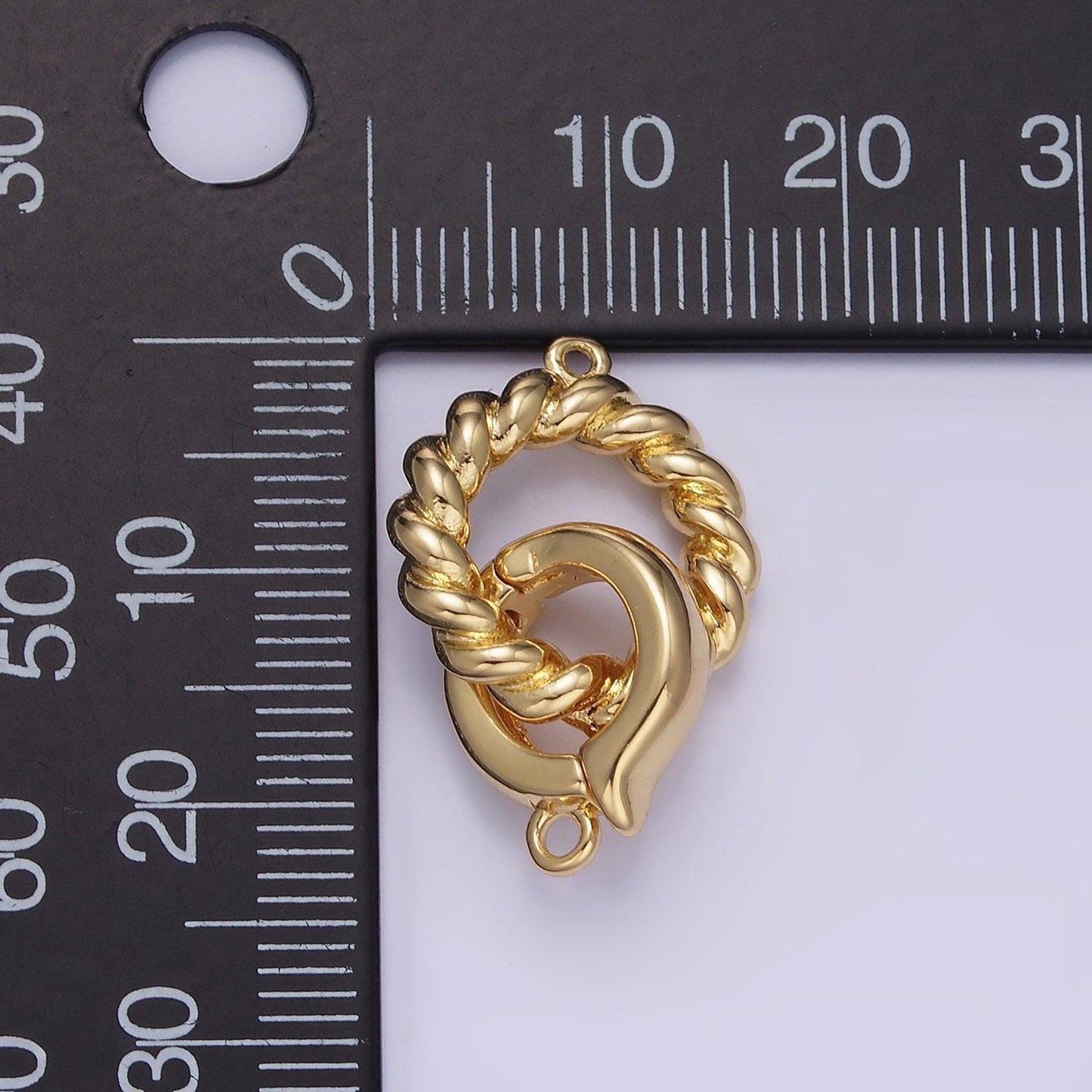 14k gold filled bail enhancer hinged interchangeable pendant bail with rope style pendant holder snap on bail z593