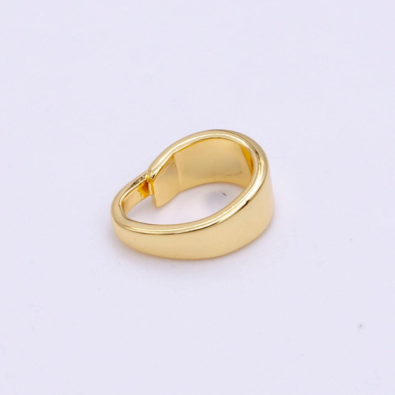 16k gold filled plain snap interchangeable charm holder jewelry supply| z491