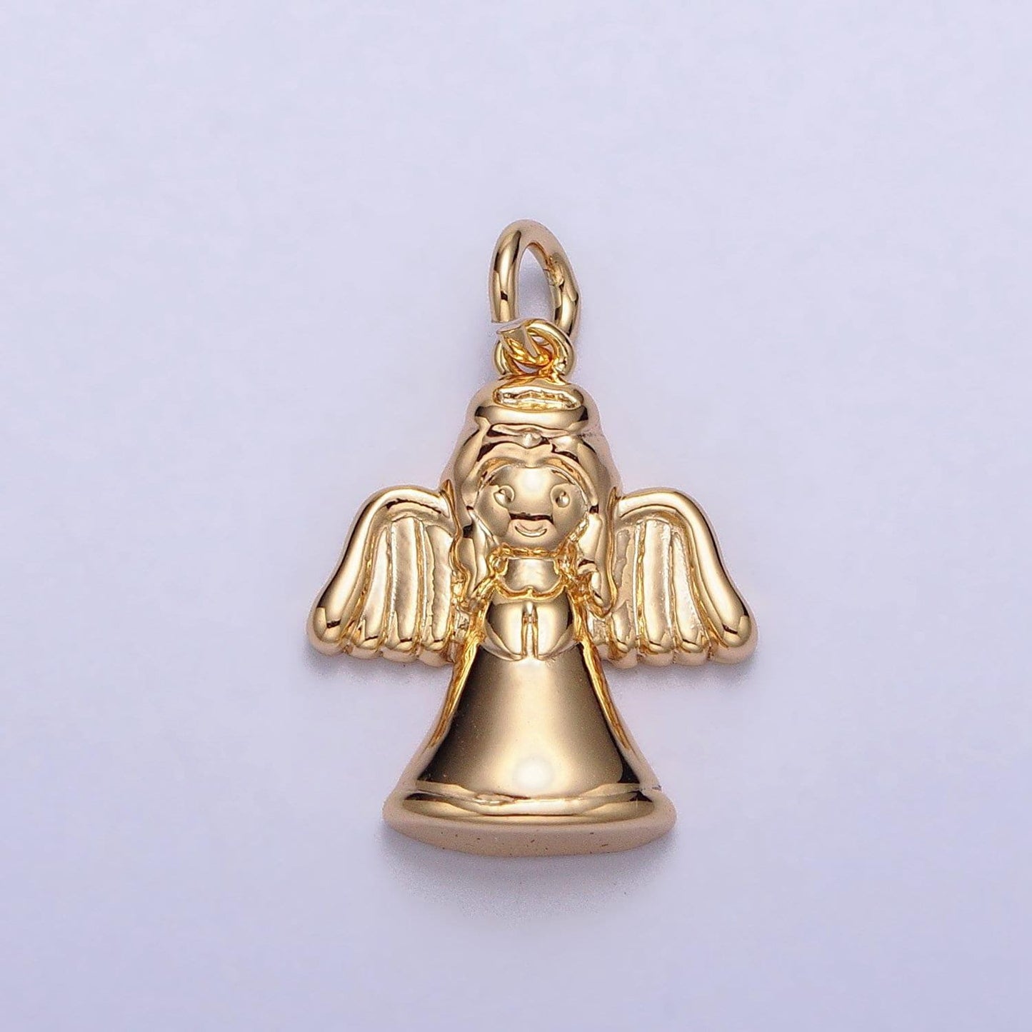 Miini gold angel charms cute angel pendant for bracelet necklace earring component for christmas religious jewelry making ac199