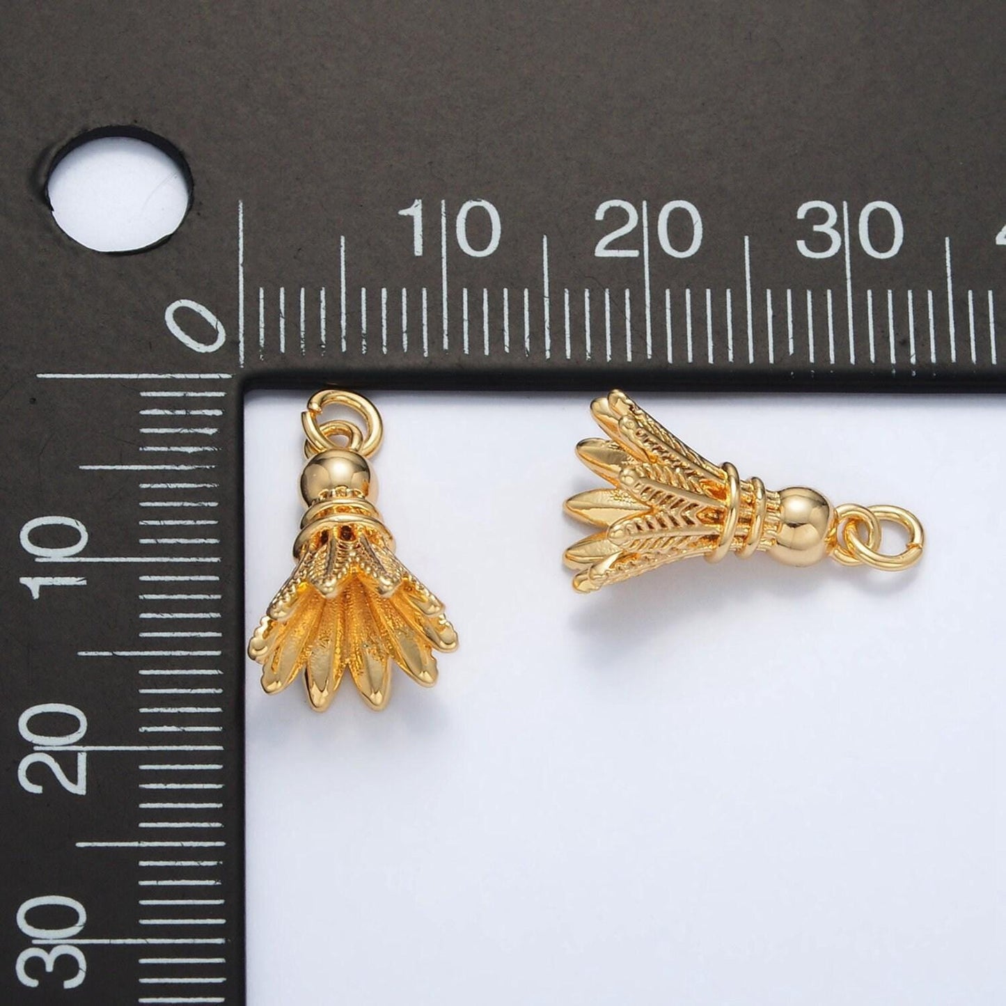 14k gold filled shuttlecock pendant charm for badminton sport jewelry inspired necklace bracelet component | d800
