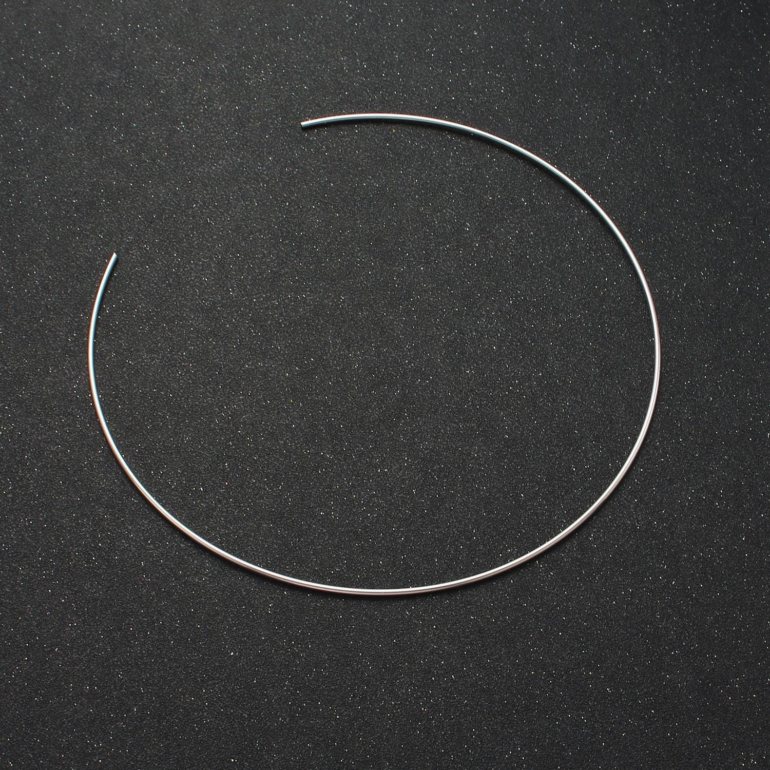 Dainty gold collar necklace silver choker necklace minimalist jewelry thin wire layer necklace adjustable wa-2620