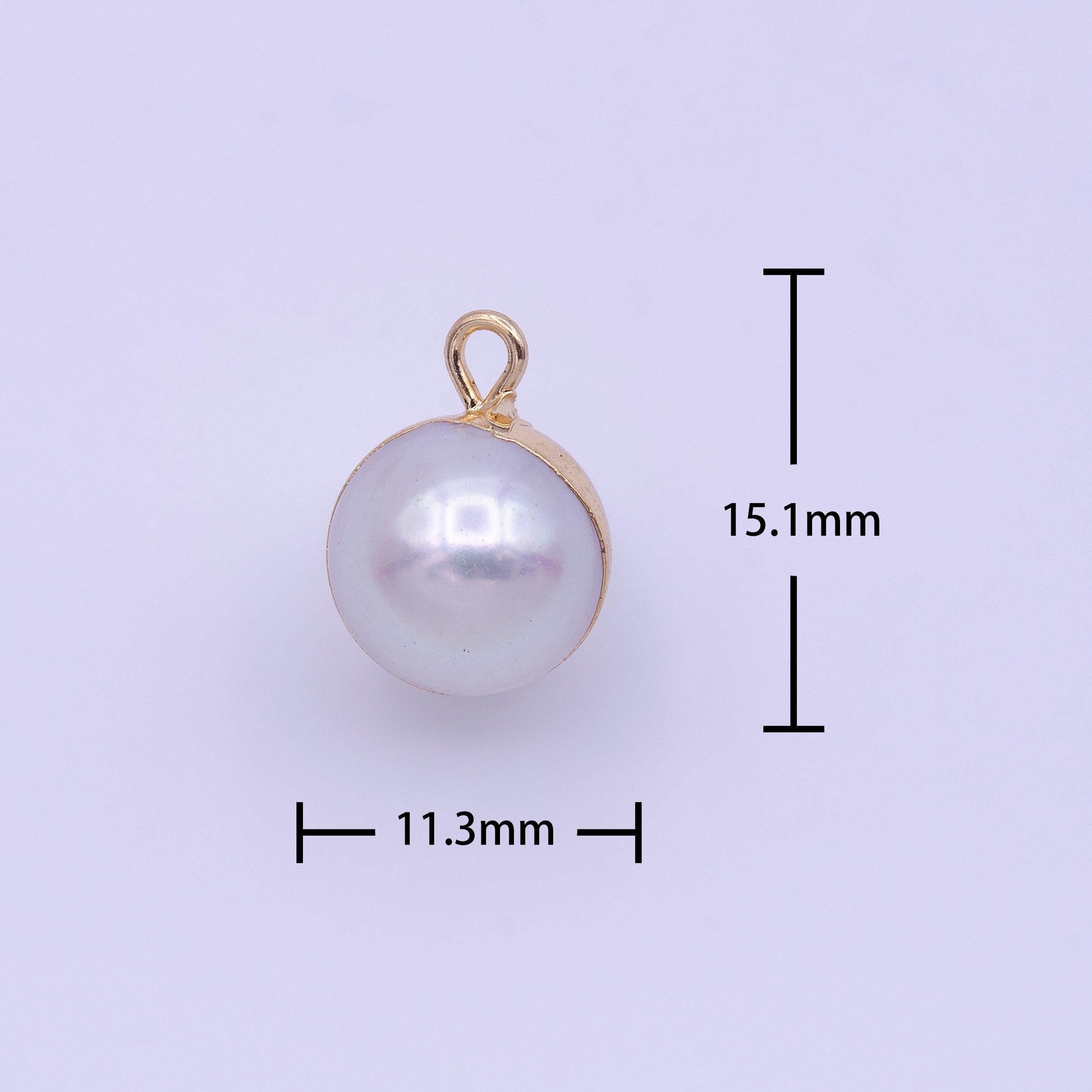 1x genuine pearl charms, round potato white pearl gold pendants 15 x 11 mm oval bead freshwater pearls, bracelets necklace jewelry p1850