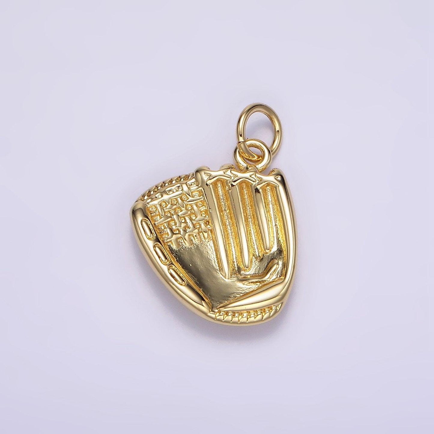 Dainty baseball glove charm softball pendant sport charm coach gift idea for jewelry making supply m-108