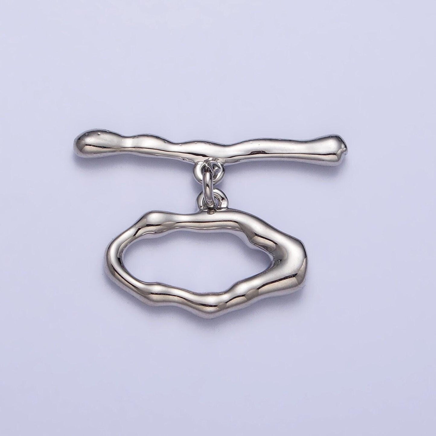 Abstract design toggle clasp dainty ot gold clasp silver fancy toggle clasp for diy jewelry making supply findings z098