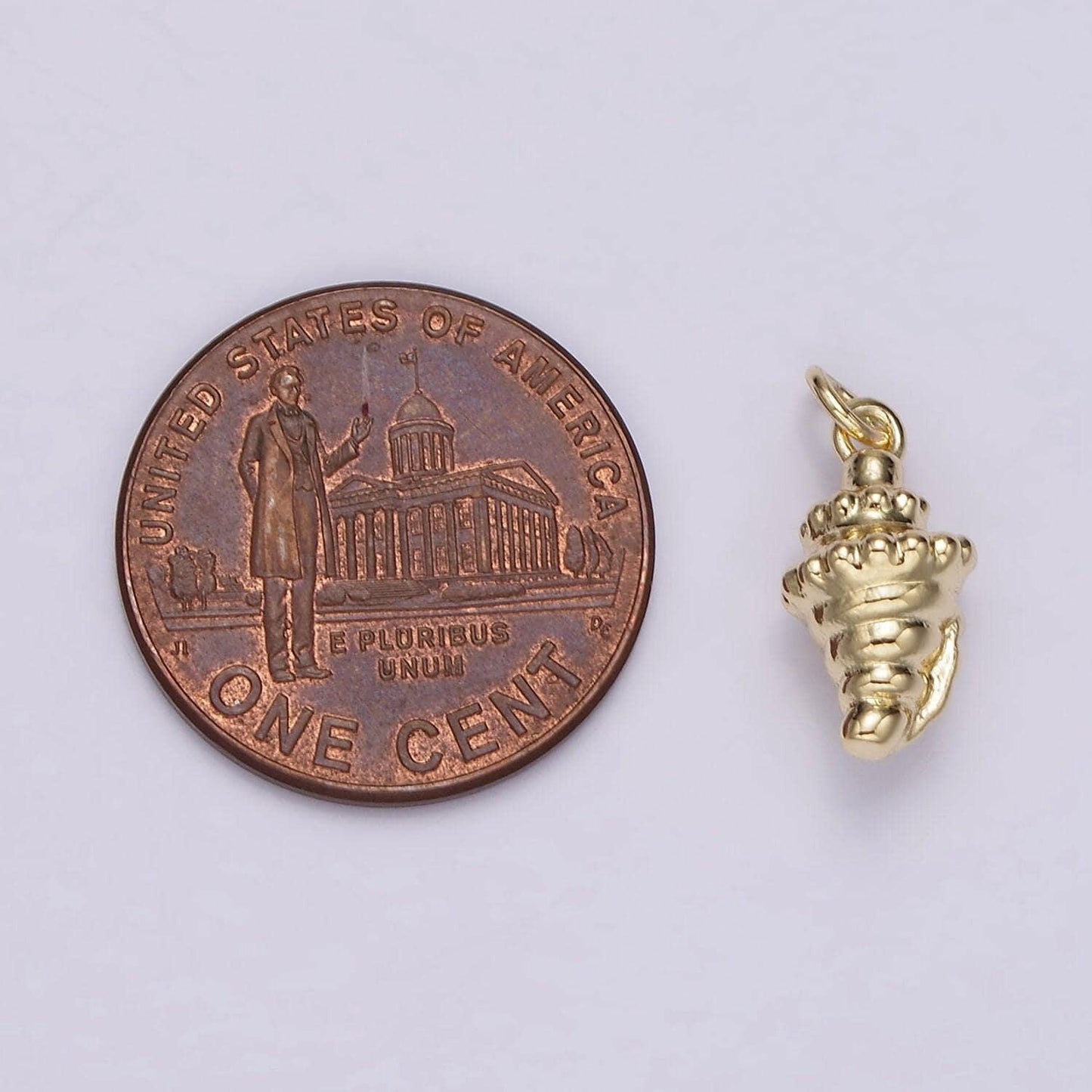 Gold seashell charms mini shell charm ocean beach inspired for necklace bracelet earring supply ag441