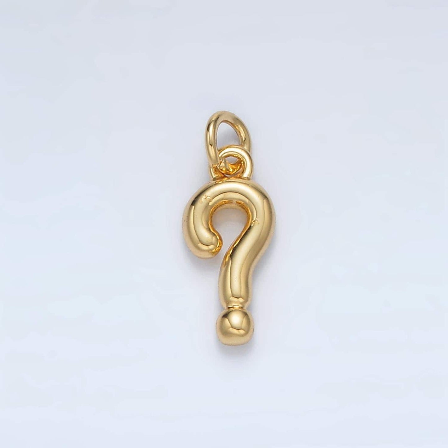 Dainty 14k gold filled sign charm question mark "?" pendant | ac168