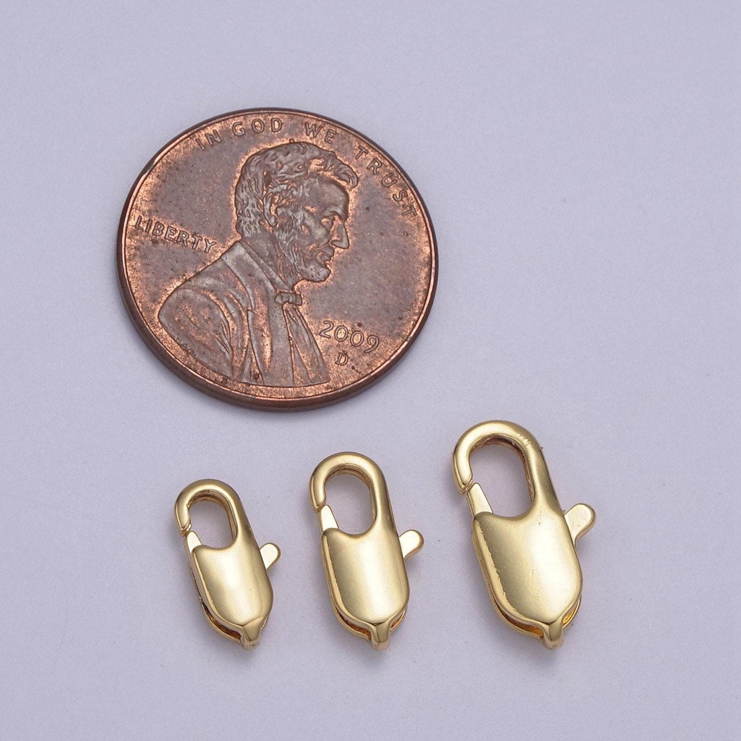 1 pc 14k gold filled rectangle lobster clasp jewelry making supplies chain findings l-638 ~ l-641
