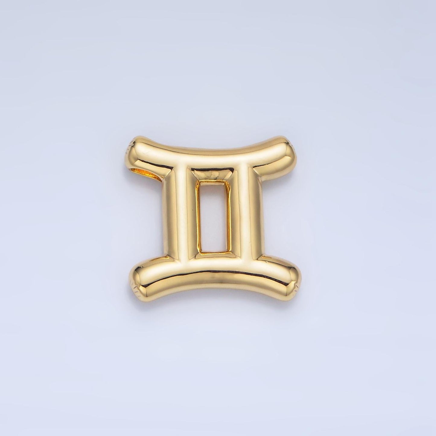 Gold zodiac charm personalized balloon astrology sign charm necklace zodiac bubble style trend fashion jewelry necklace for women a1295