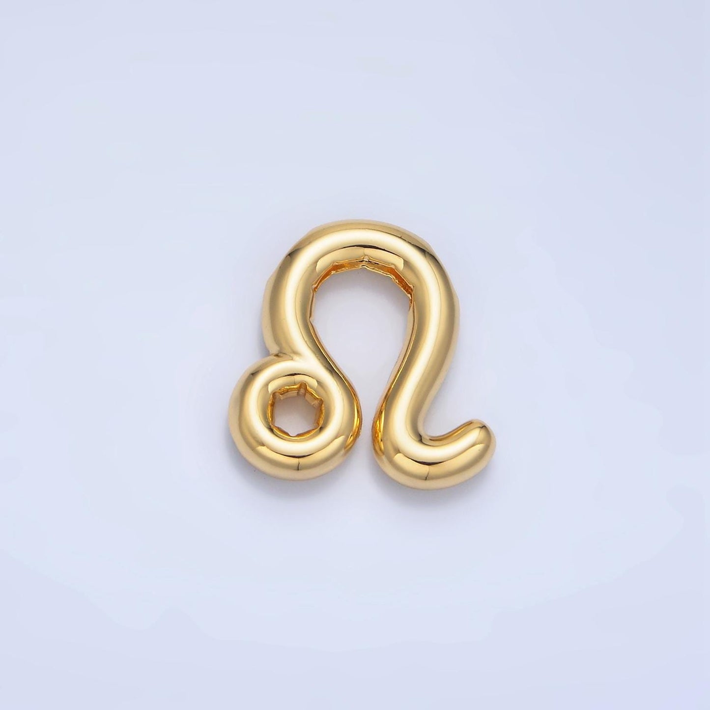 Gold zodiac charm personalized balloon astrology sign charm necklace zodiac bubble style trend fashion jewelry necklace for women a1295