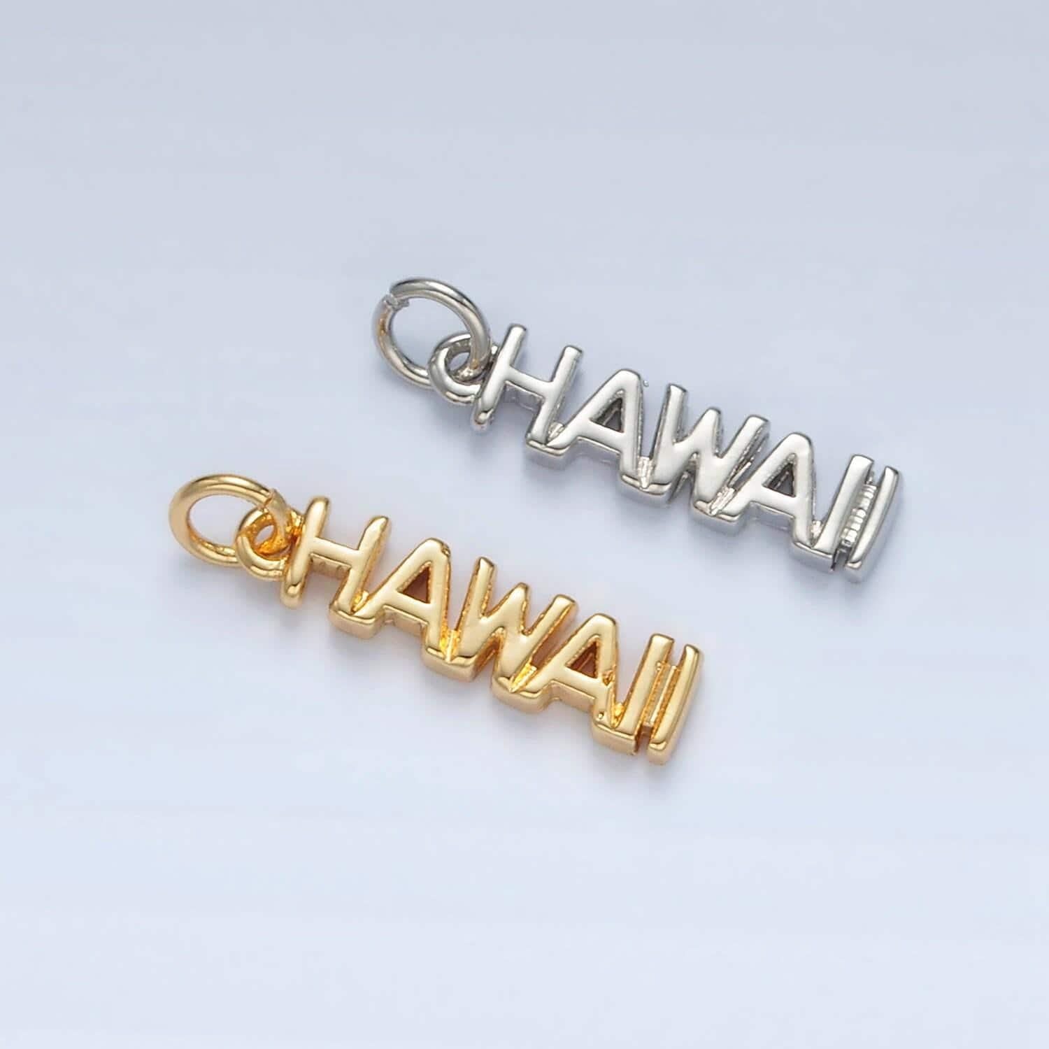 18k gold filled state california new york florida chicago charm necklace bracelet for diy jewelry making supply travel charm inspired d814