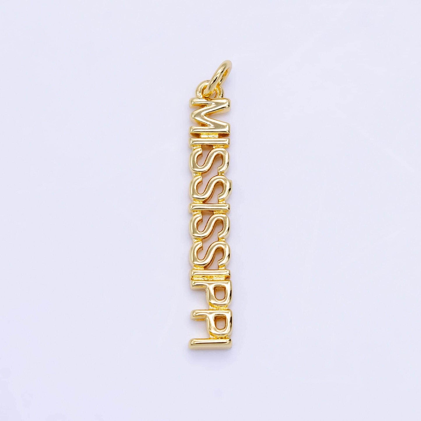 18k gold filled state california new york florida chicago charm necklace bracelet for diy jewelry making supply travel charm inspired d814