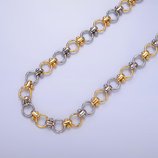 24k gold filled stadium rolo chain by yard mix metal link chain wholesale unfinished chain for jewelry making roll-1541