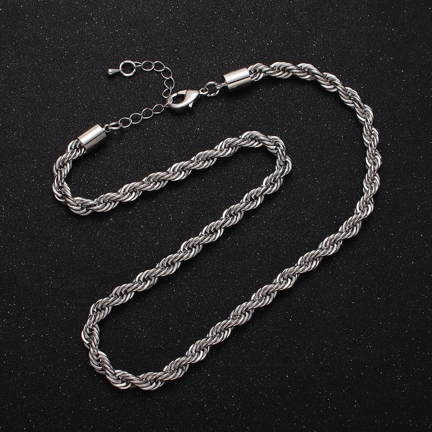 Thick gold rope chain for men, 14k gold filled rope chain men gold necklace 5.5mm thick 17 inch , 19.5 inch wa1528