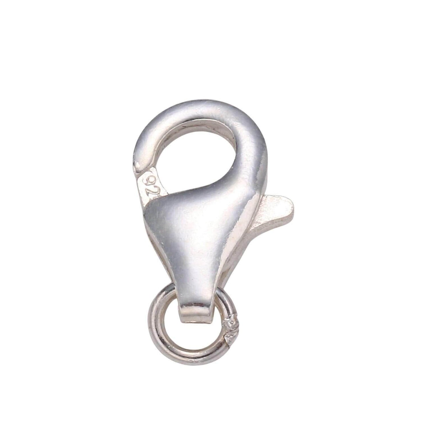 1 pc 925 sterling silver different size available lobster clasp,lobster claw for jewelry making, size option sl233~sl235