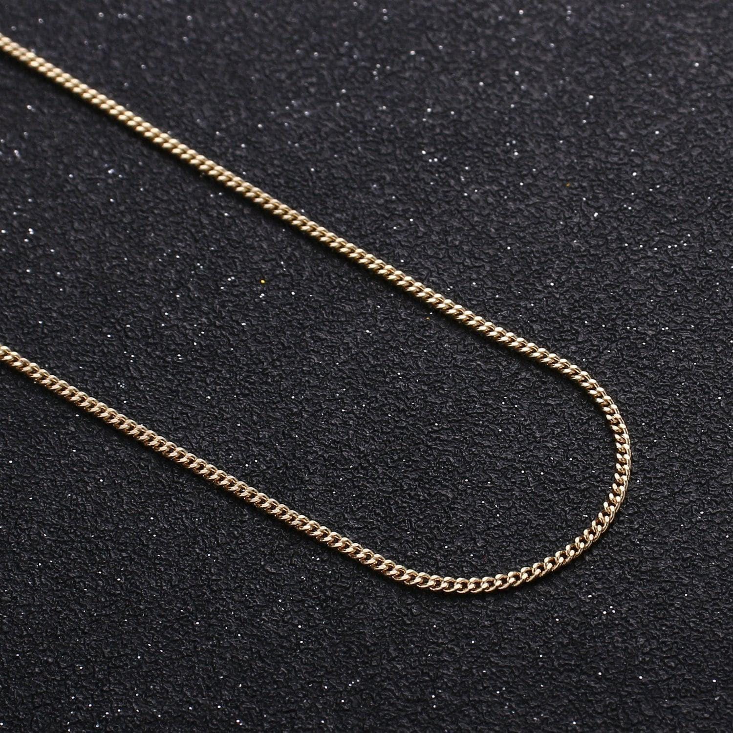 16k gold cuban curb chain by yard, cuban curb chain, wholesale bulk roll chain for jewelry making, width is 2.3mm thicknest 0.4mm, 310