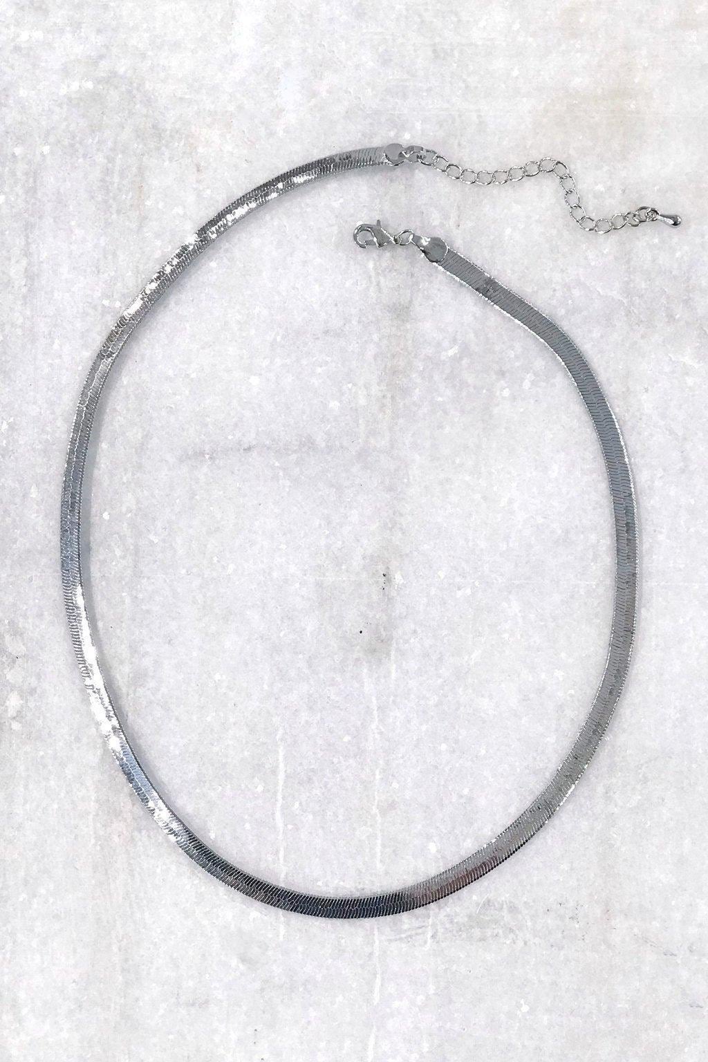 1pc 16", 5mm ready to use white gold plated herringbone necklace chain layering chain dainty necklace for pendant charm necklace, 913