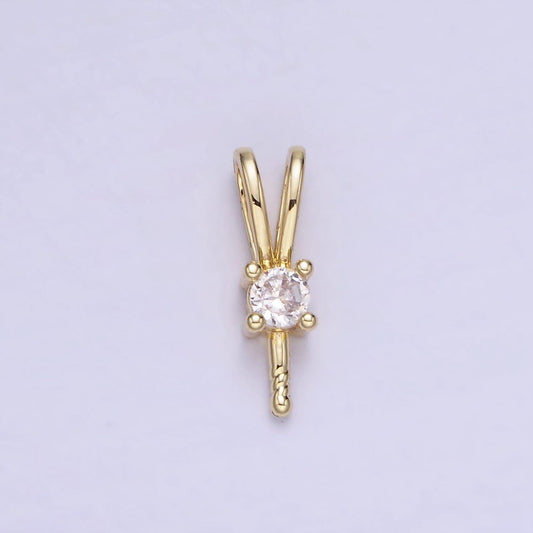 Pendant charm bail cup 14k gold filled cup and peg pendant pinch bail connector peg drop bail for half drilled pearls and bead z711
