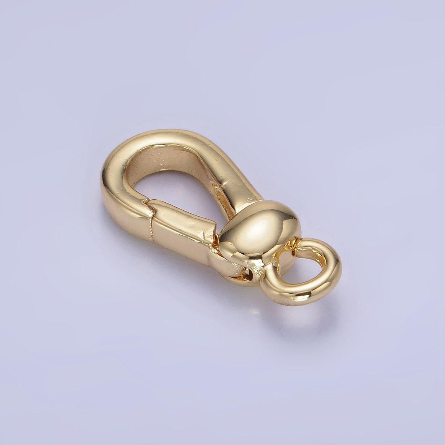 14k gold filled lobster triggerless clasps, 21.1mmx9.3mm clasps in gold color z-730