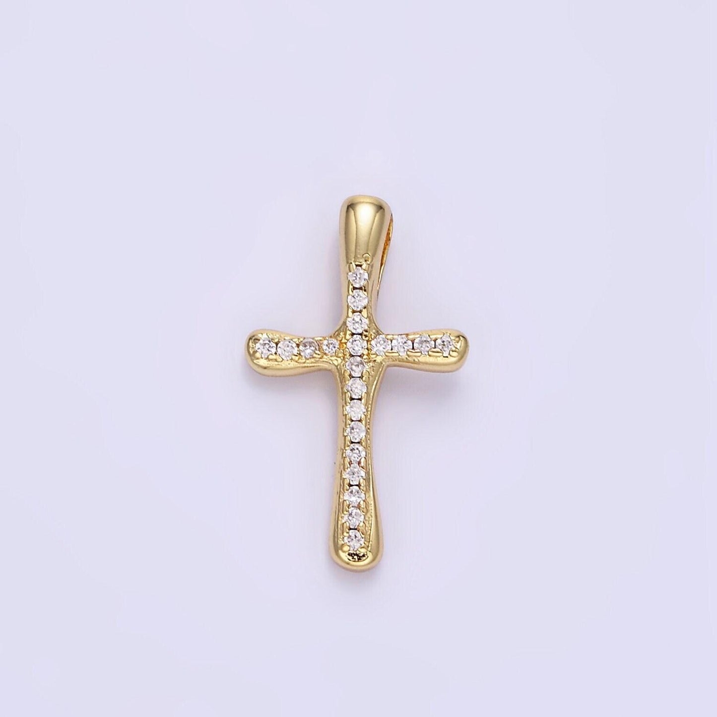Multicolor micro pave religious cross pendant, clear green pink cubic zirconia christian catholic charm supply for diy jewelry making aa1343