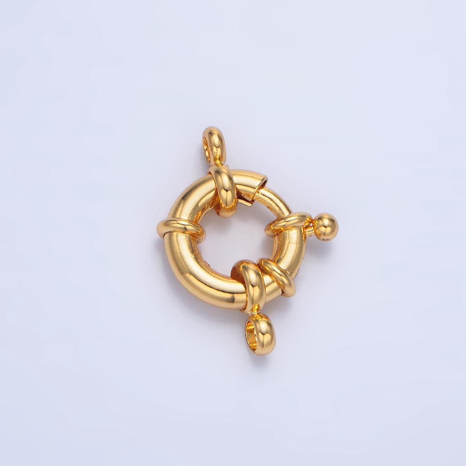 16k gold filled 11mm, 15mm double loop sailor clasps jewelry making closure supply | z990 z943