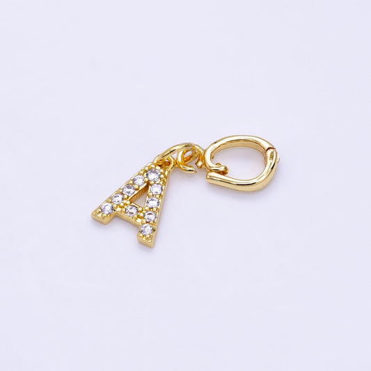 Dainty gold filled enhancer hinged interchangeable pendant bail with open link for necklace bracelet charm component bar cham supply z787