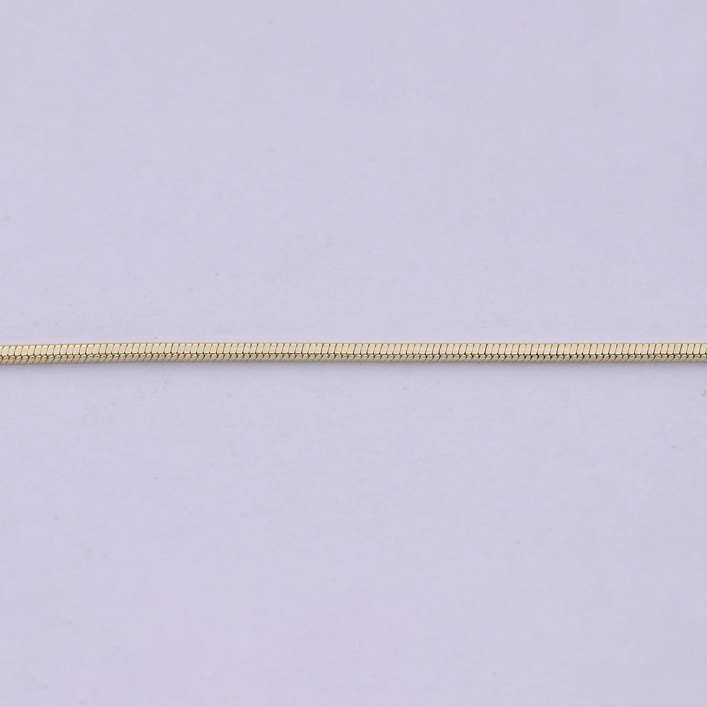 Dainty herringbone chain necklace - 1.1mm 14k gold filled snake chain - 17.8 inches layering necklace ready to wear w/ lobster clasp - wa518