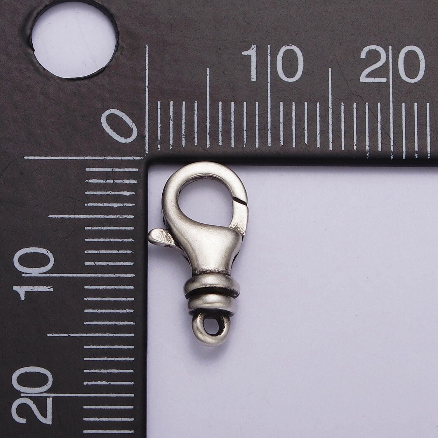 1 pc 15.5x6.7 mm sterling silver trigger clasp lobster clasp for jewelry making sl-339