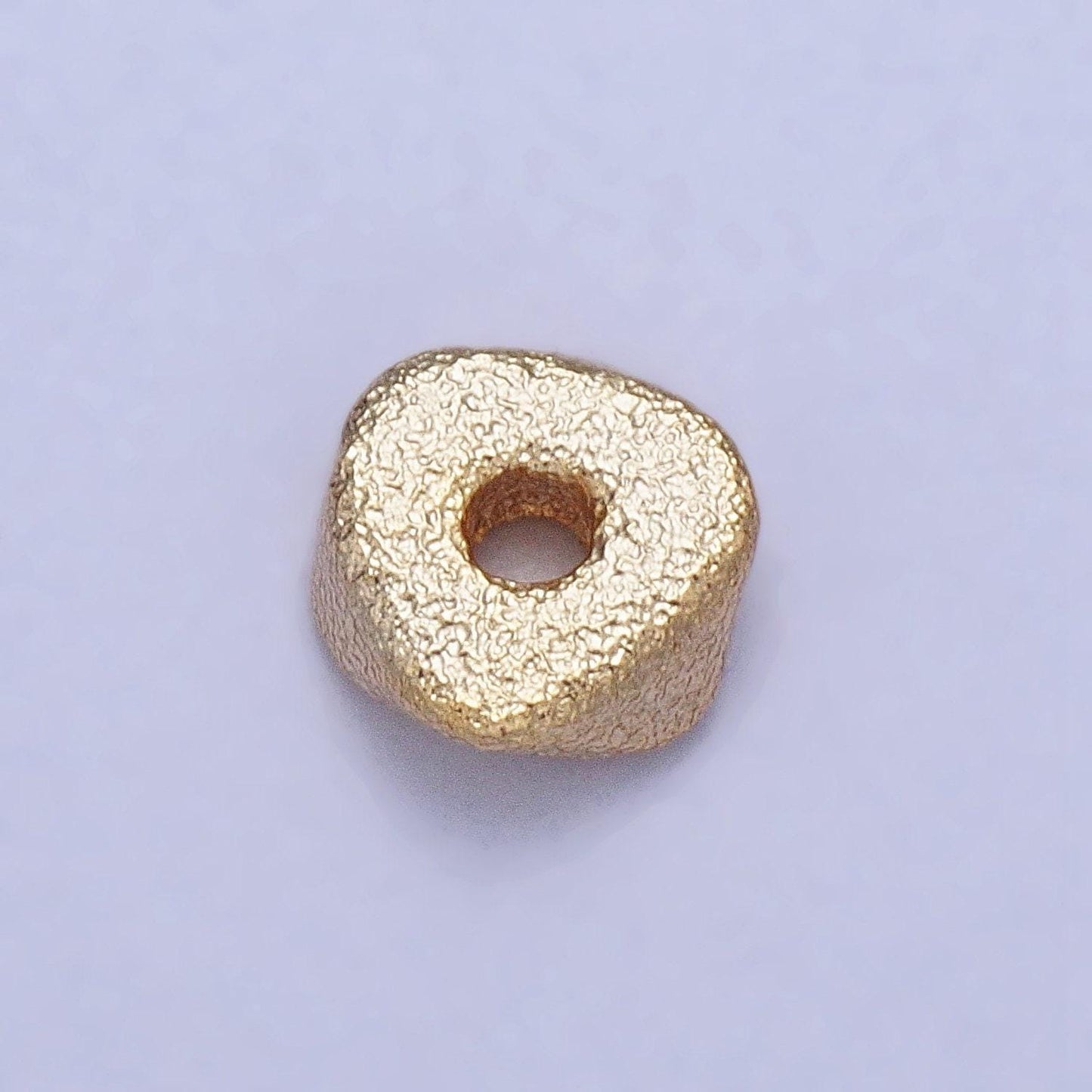 20x matte gold plated triangle spacer bead, geometric spacer bead connector, necklace bracelet connectors, brass findings