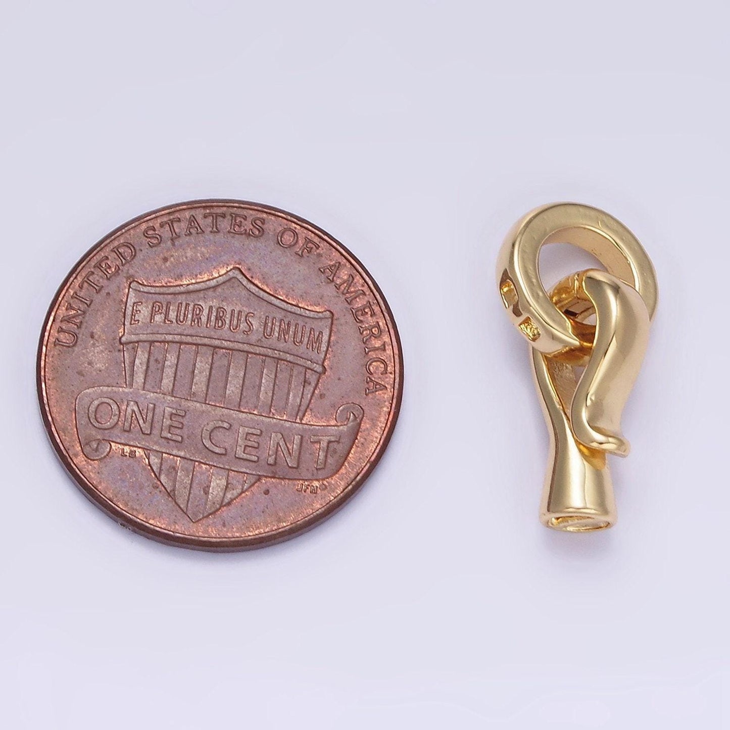 Leather or cord crimp ends with loop