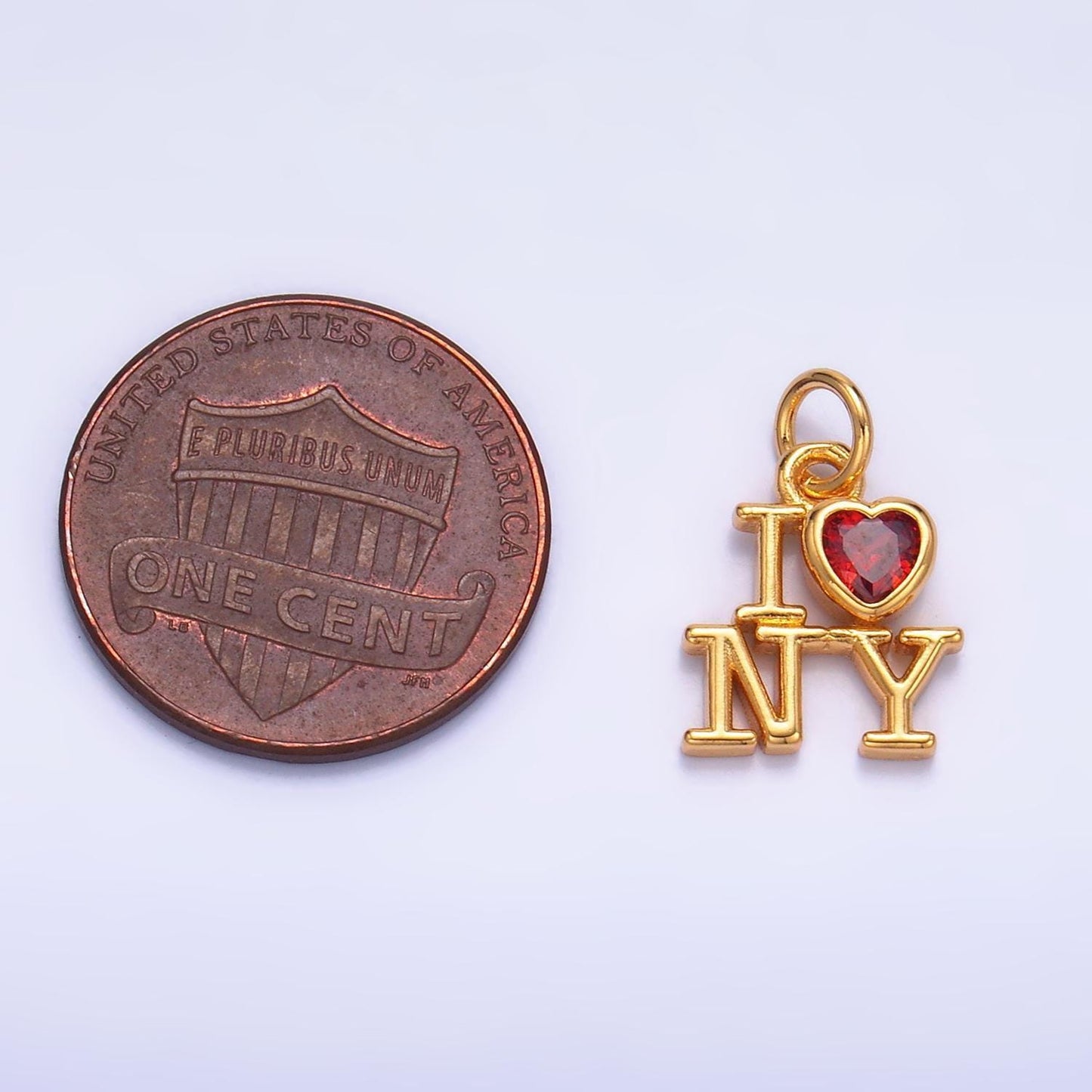 Mini red heart cz gold new york charm i love ny minimalist jewelry micro cz pave ny state sign travel pendants for necklace bracelet w323