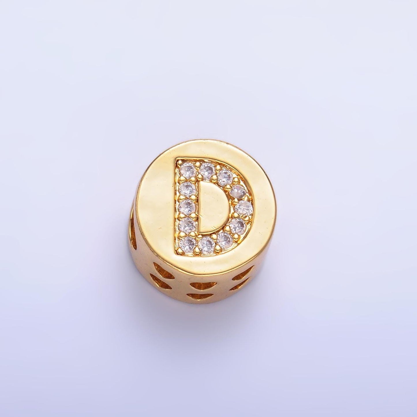 12mm gold initial letter beads, alphabet beads, initial beads, alphabet round micro pave initial circle charm for bracelet necklace a1526
